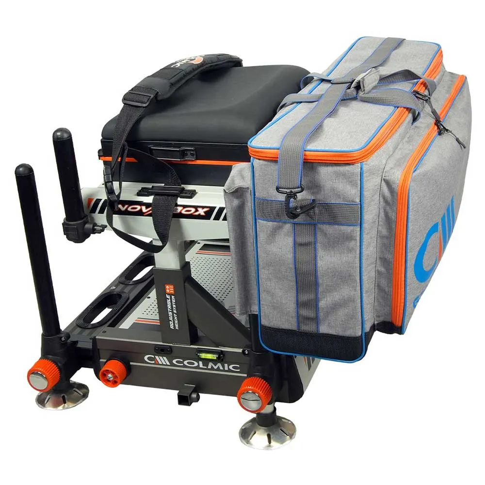 Купить Colmic bo625 Большая сумка Grey Essence Seatbox Oregon 700 Grey / Blue / Orange 55x35x30 82 x 24 x 38 cm 7ft.ru в интернет магазине Семь Футов