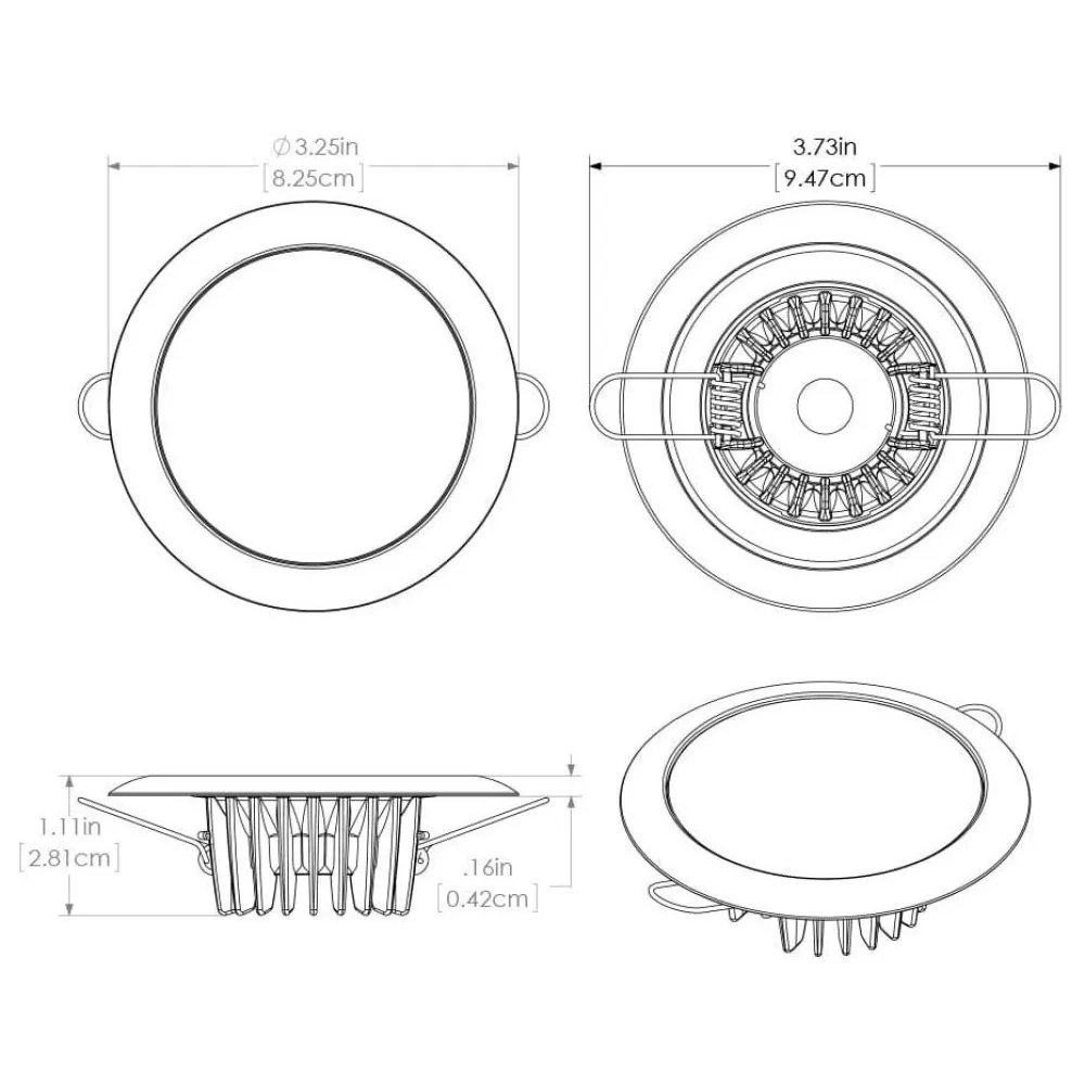 Купить Lumitec 451-113197 Светодиодный свет Mirage 490mA 63.5 mm RGBW 16x11x8 7ft.ru в интернет магазине Семь Футов
