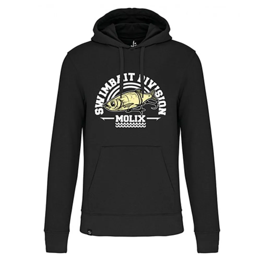 Купить Molix sbdhbk-2xl Толстовка с капюшоном Swimbait Division Black 40x30x12 7ft.ru в интернет магазине Семь Футов