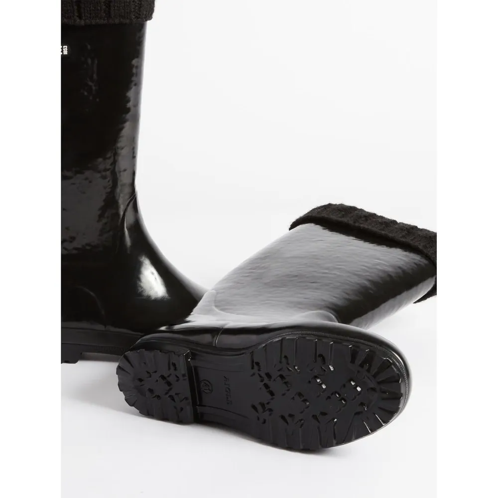 Купить Aigle na031-40 дождевые сапоги Eliosa Winter Black 40x35x15 EU 40 7ft.ru в интернет магазине Семь Футов