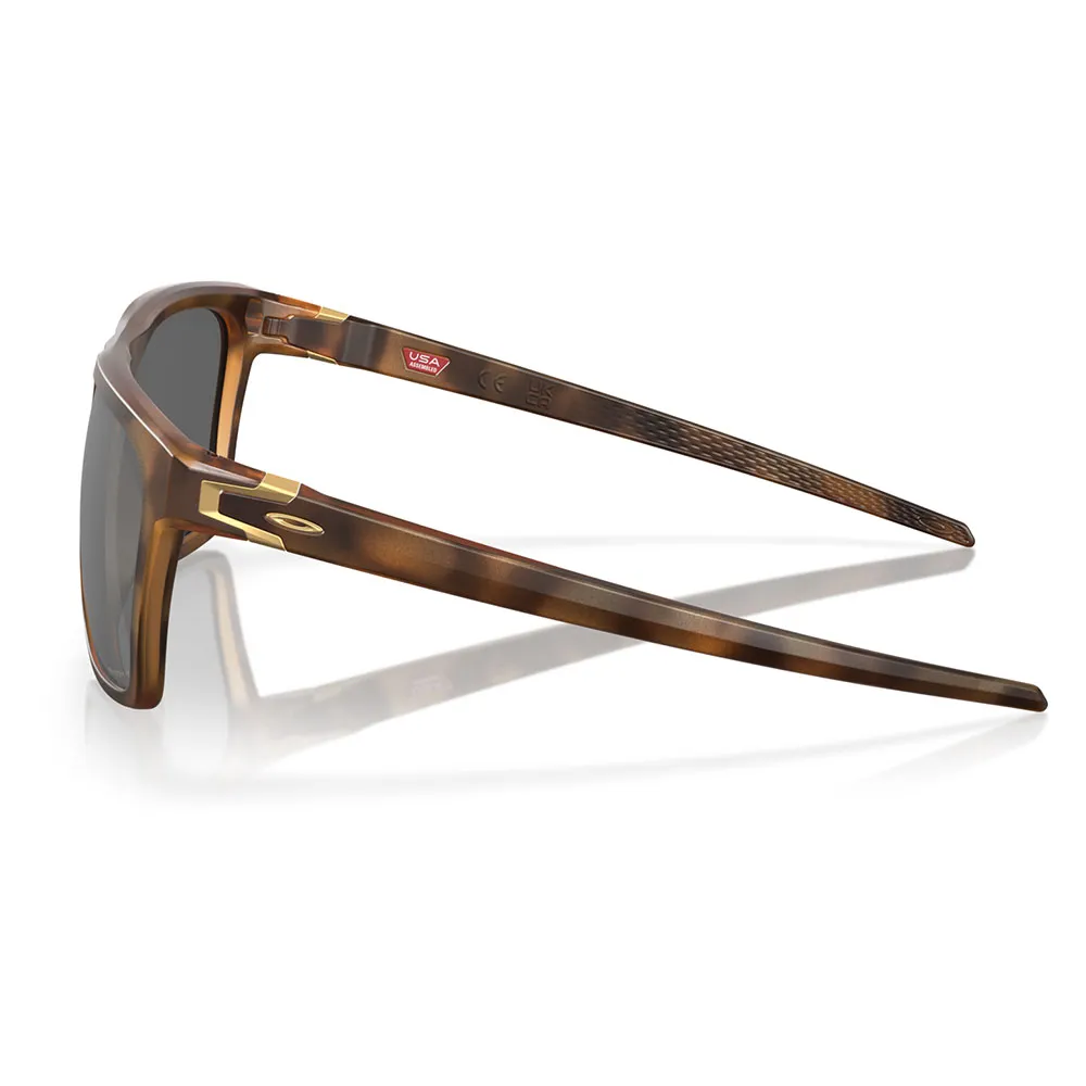 Купить Oakley OO9100-1857-57 поляризованные солнцезащитные очки Leffingwell Matte Brown Tortoise Prizm Black Polar/CAT3 7ft.ru в интернет магазине Семь Футов