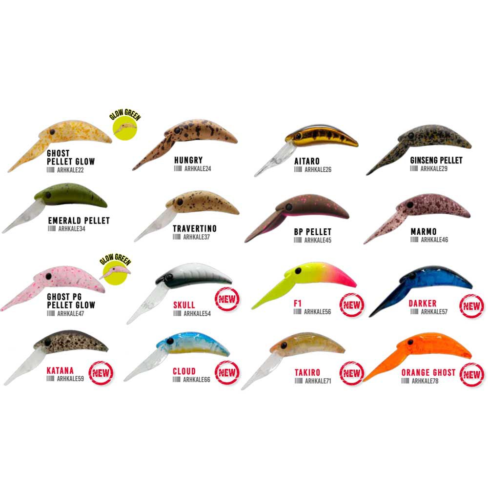 Купить Herakles ARHKALE47 Crankbait Aleca Suspending 2.3g 31 mm  Ghost PG Pellet Glow 7ft.ru в интернет магазине Семь Футов