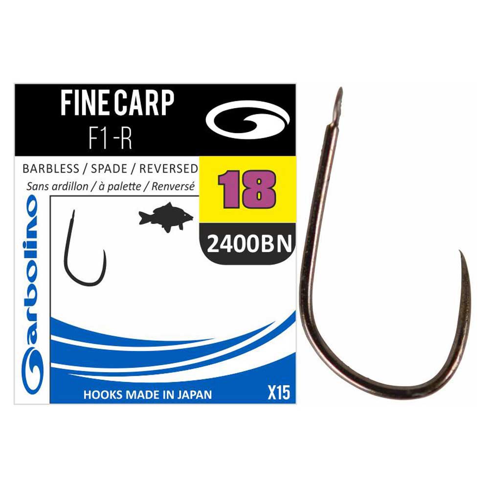 Купить Garbolino GOMAM02400BN-0014 Fine Carp F1-R 2400BN Крючок Без Зазубрин Black Nickel 14 7ft.ru в интернет магазине Семь Футов
