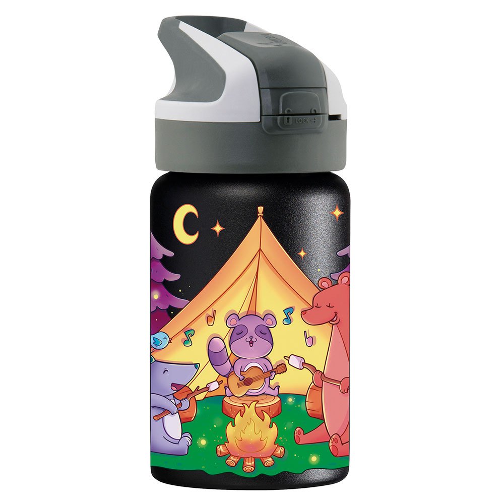 Купить Laken TS3AN Animal Camping 350 ml Бутылка из нержавеющей стали Многоцветный Black 7ft.ru в интернет магазине Семь Футов