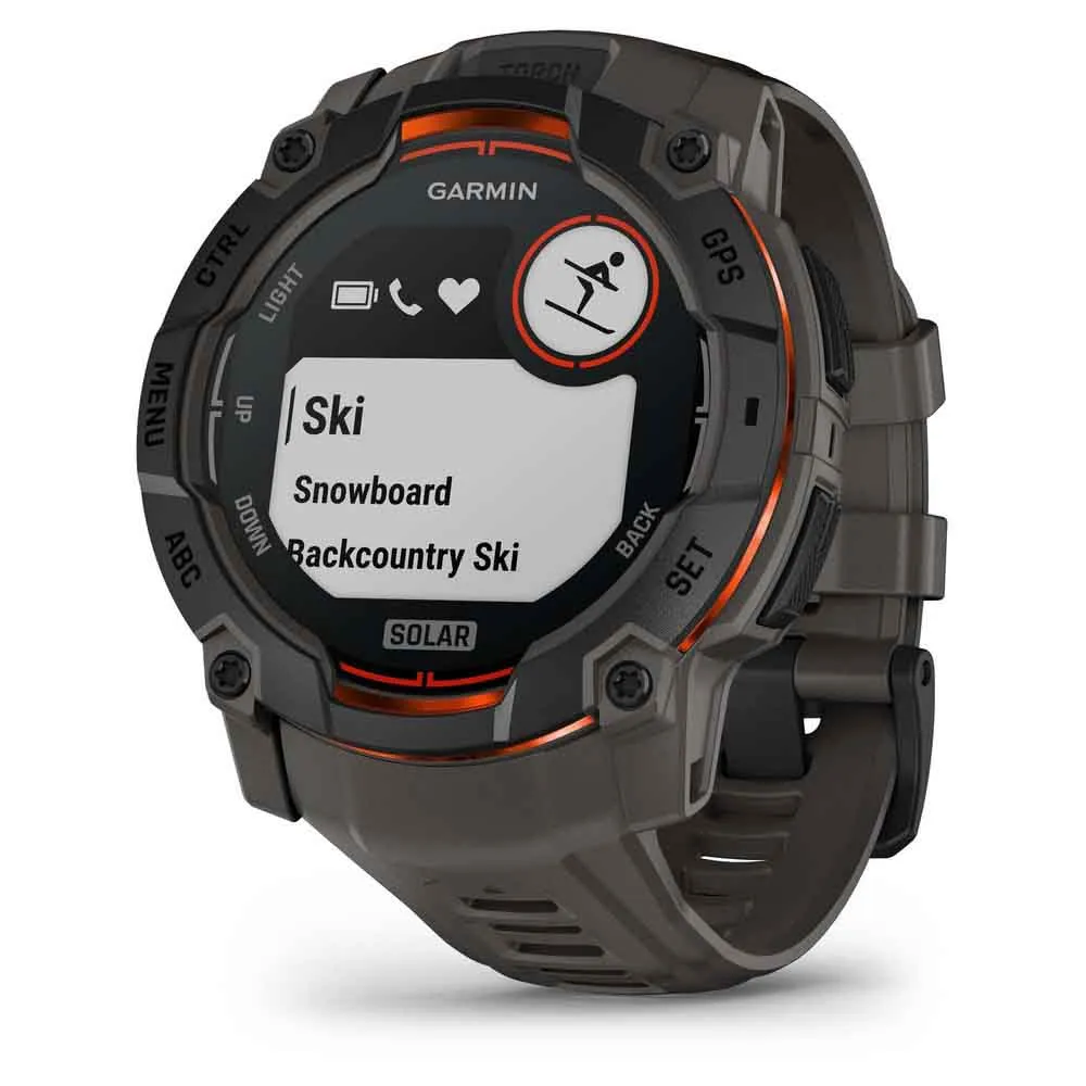 Купить Garmin 010-02935-00 Часы Instinct 3 50 mm Solar Черный  Black / Carbon 7ft.ru в интернет магазине Семь Футов