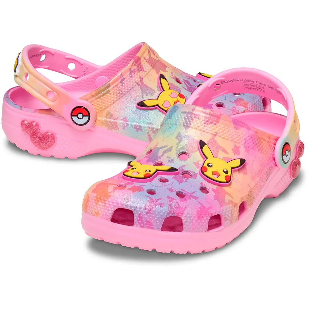 Купить Crocs 211229-90h-j2 Деревянные башмаки Pikachu Pink Classic Multi 35x25x15 EU 33 7ft.ru в интернет магазине Семь Футов