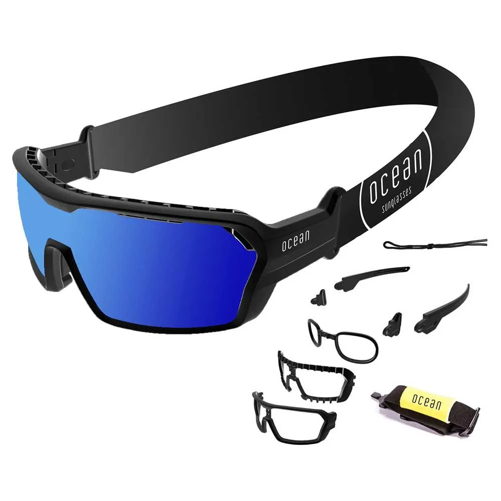 Купить Ocean sunglasses 3701.0X поляризованные солнцезащитные очки Chameleon Черный Matte Black Black Strap/CAT3 7ft.ru в интернет магазине Семь Футов