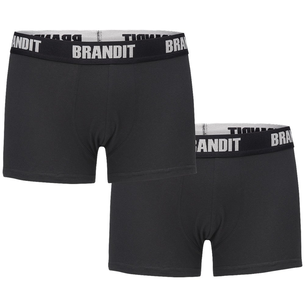 Купить Brandit 4501-196-3XL Боксёр Logo 2 Единицы Черный  Black / Black 3XL 7ft.ru в интернет магазине Семь Футов