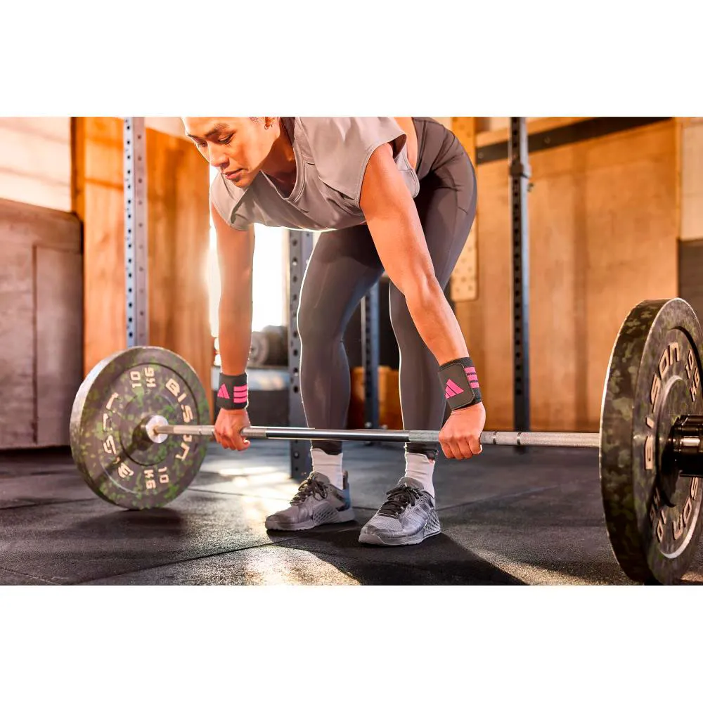 Купить adidas adst-13200pk-t/u Напульсник Wrist wraps Black / Pink 20x15x5 7ft.ru в интернет магазине Семь Футов