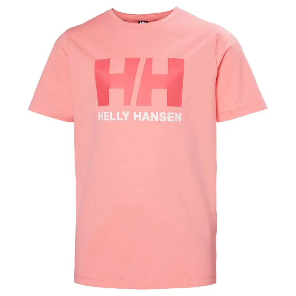 Купить Helly hansen 41709_066-16 Футболка с коротким рукавом Junior Logo Coral Almond 22x13x5 15-16 Years 7ft.ru в интернет магазине Семь Футов