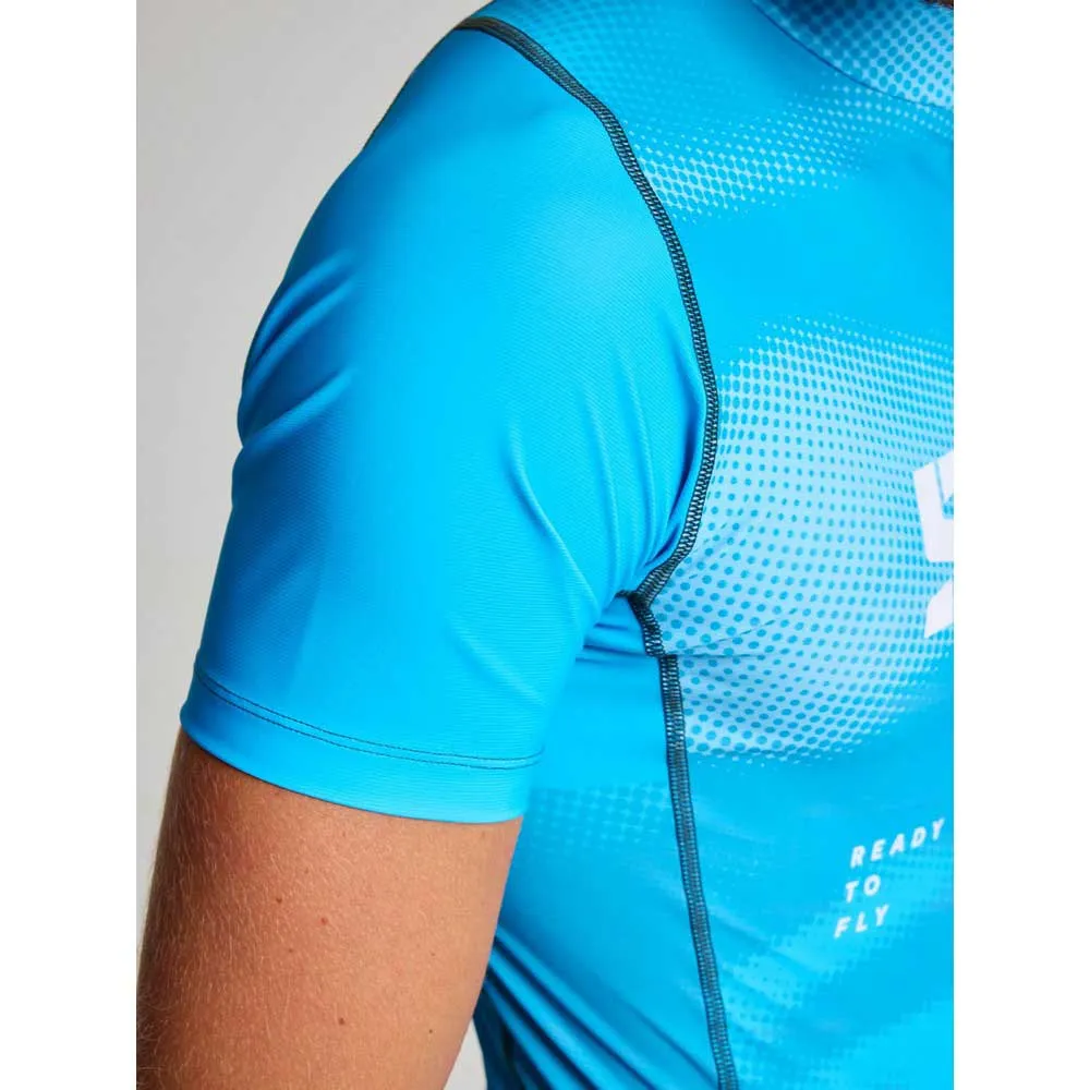 Купить Slam a119001s00-w74-s Rash guard с коротким рукавом Foil Greek Blue 30x25x2 7ft.ru в интернет магазине Семь Футов