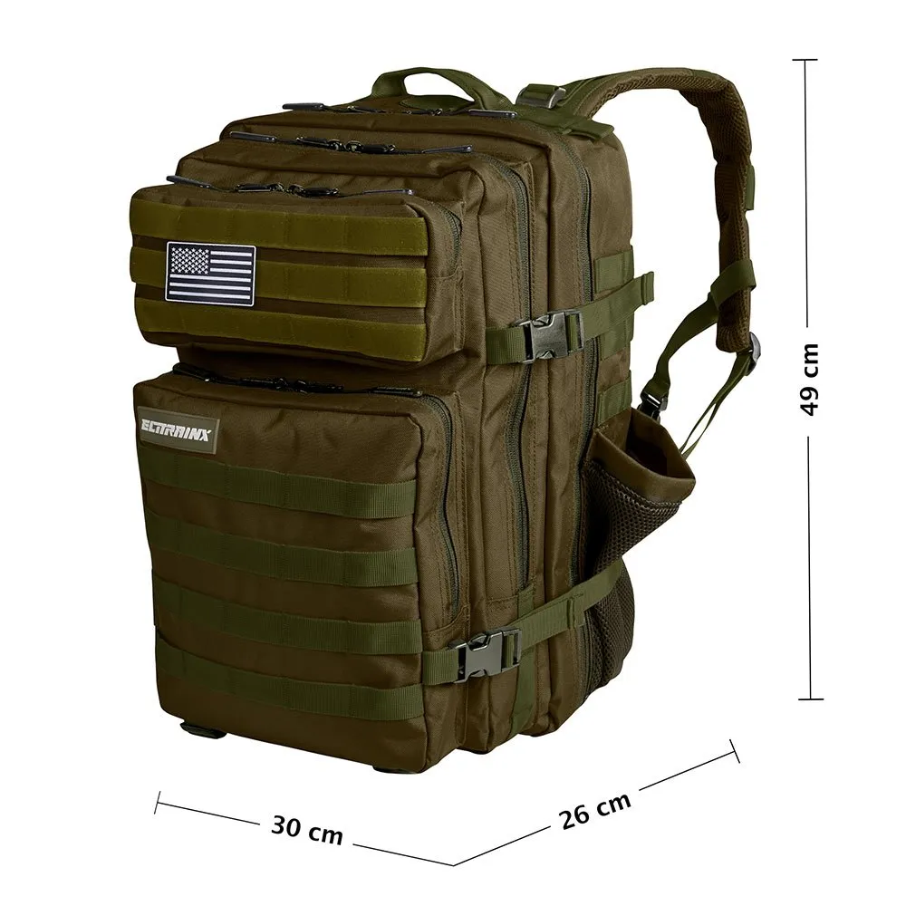 Купить Elitex training v4-45l-green Рюкзак V1 45L Tactical 50x35x12 7ft.ru в интернет магазине Семь Футов