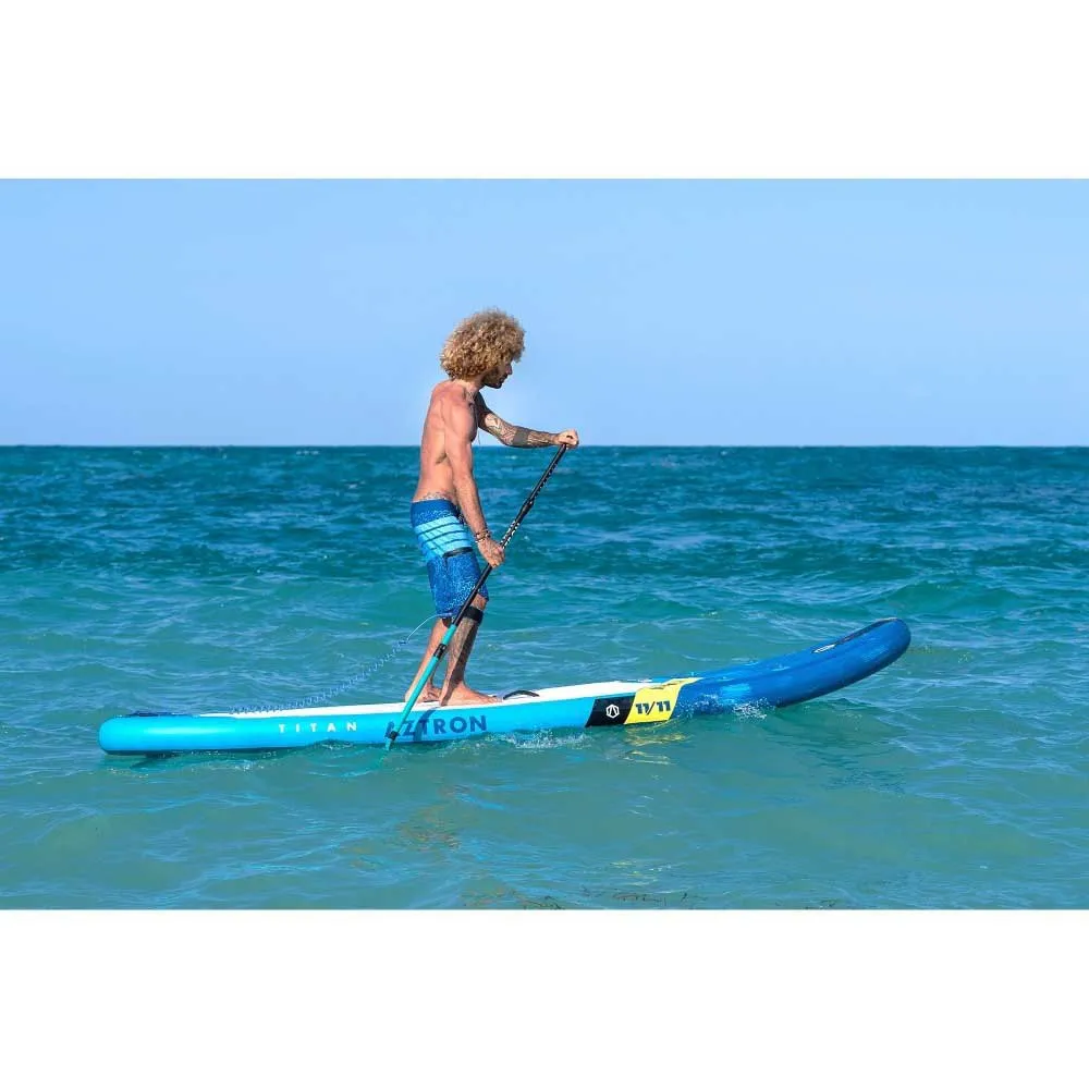 Купить Aztron aztron5 Надувной комплект для падлбординга Titan 2.0 11´11´´ Blue 95x30x45 363.2 cm 7ft.ru в интернет магазине Семь Футов