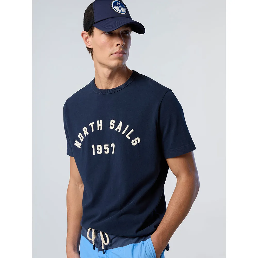 Купить North sails 693047-0802-XXL Футболка с коротким рукавом Graphic 693047 Голубой Navy Blue 2XL 7ft.ru в интернет магазине Семь Футов
