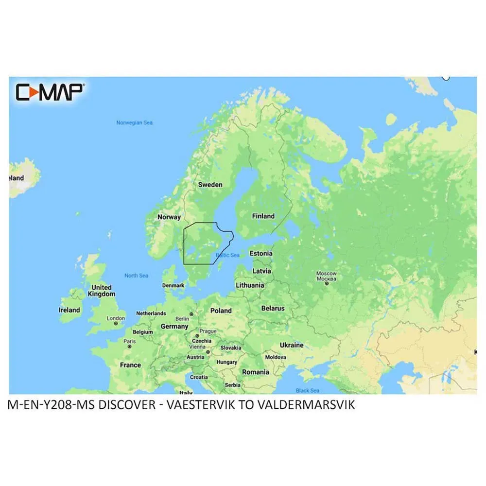 Купить C-map M-EN-Y208-MS Vaestervik&Soederhamn карта  Multicolour 7ft.ru в интернет магазине Семь Футов