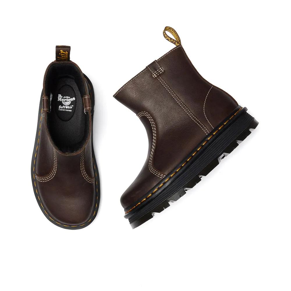 Купить Dr martens 4266-2200-050 Деревянные башмаки Zebzag Rigger Dark Brown 35x25x15 EU 38 7ft.ru в интернет магазине Семь Футов