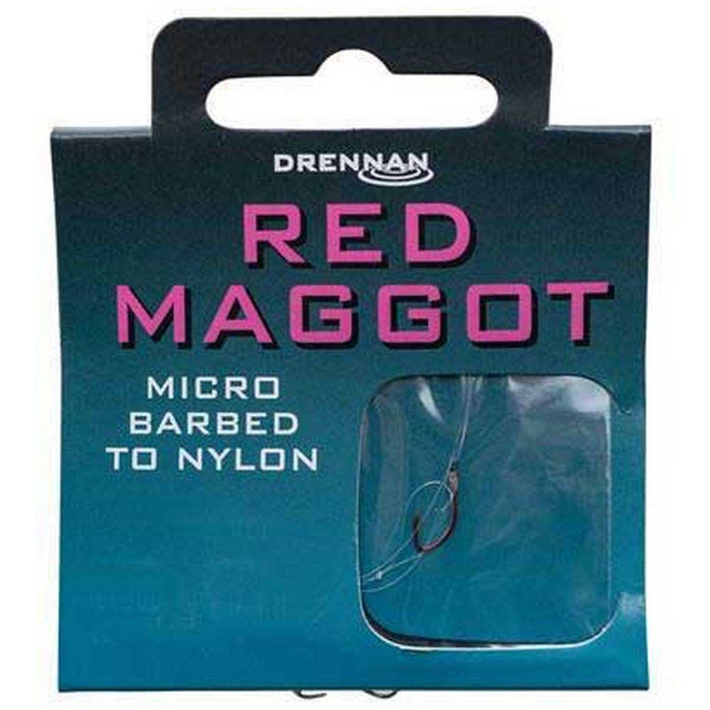 Купить Drennan HNRMGM020 Maggot Связанные Крючки Серебристый Red 20 7ft.ru в интернет магазине Семь Футов