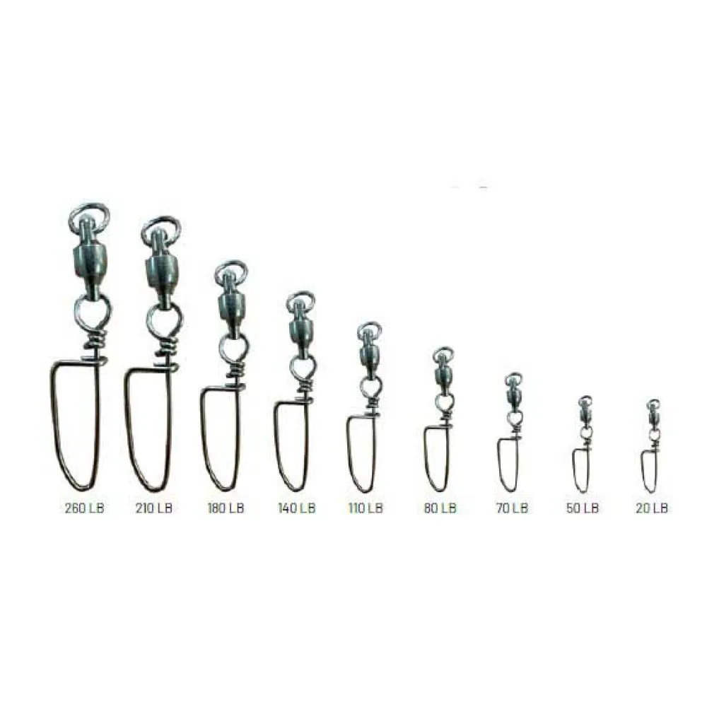Купить Blue crab BCBEARINGS210 Вертлюжок с застежкой Ball Bearing 4 Единицы Серебристый Black 210 Lbs 7ft.ru в интернет магазине Семь Футов