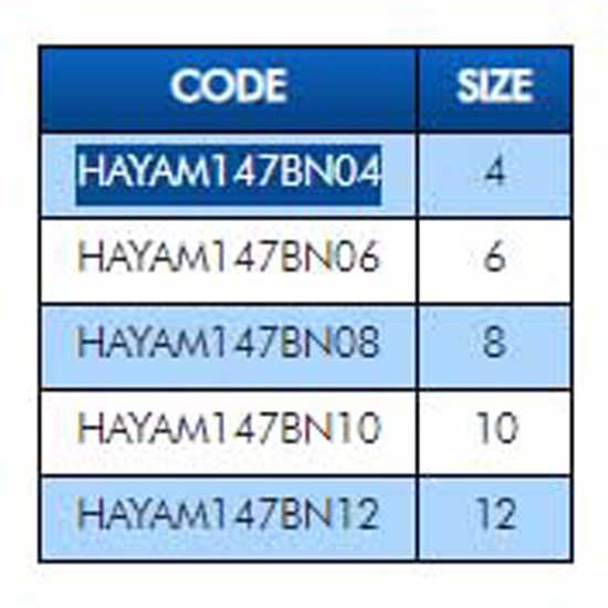 Купить Hayabusa HAYAM147BN04 Однобородный крючок с бородкой 147 Black Nickel 4 7ft.ru в интернет магазине Семь Футов