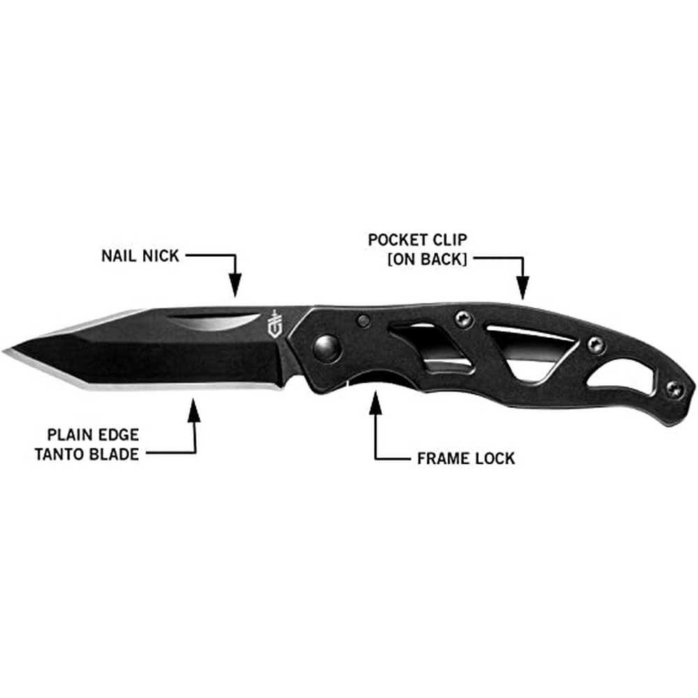 Купить Gerber GE31003631 Paraframe Нож  Black 7ft.ru в интернет магазине Семь Футов