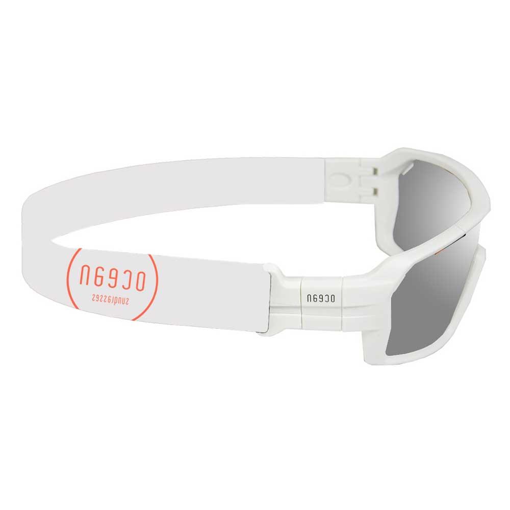 Купить Ocean sunglasses 3700.6X поляризованные солнцезащитные очки Chameleon Matte White White Strap/CAT3 7ft.ru в интернет магазине Семь Футов