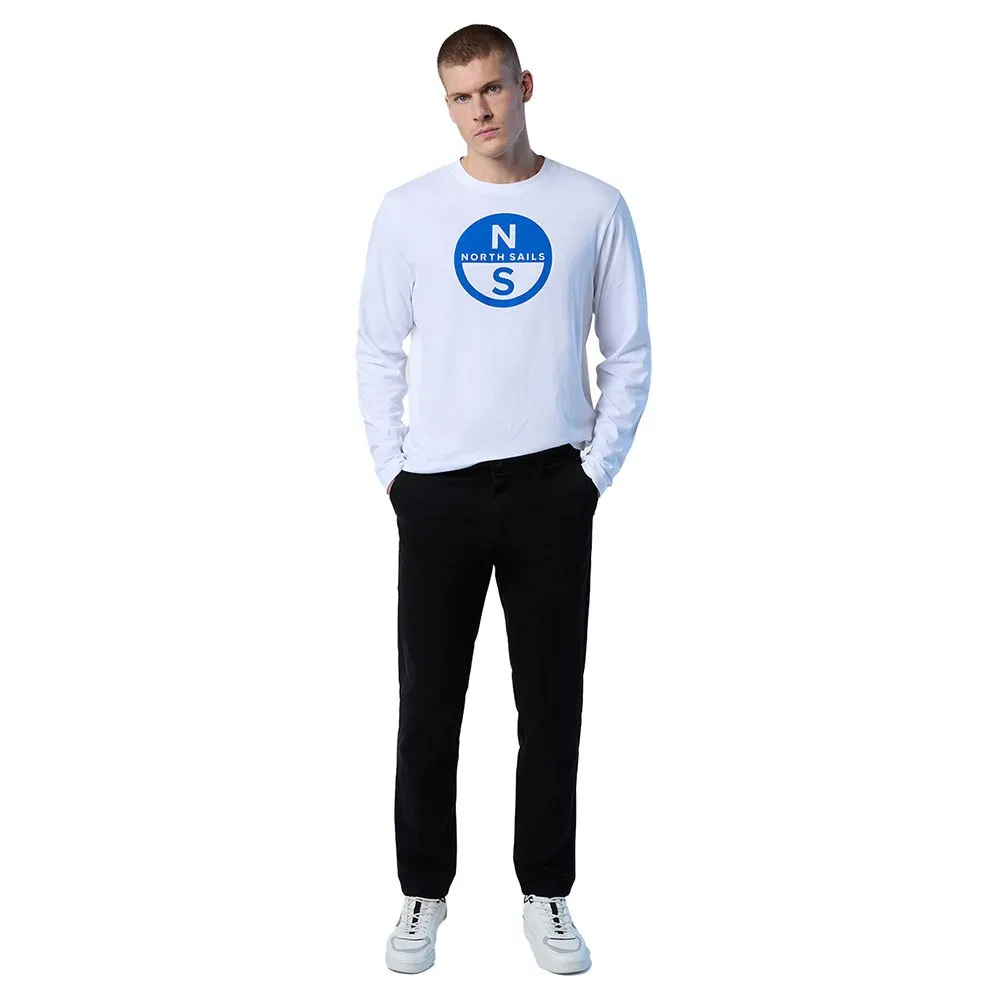 Купить North sails 692850-0101-XXL Футболка с длинным рукавом Graphic Белая White 2XL 7ft.ru в интернет магазине Семь Футов