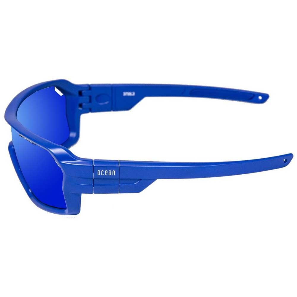 Купить Ocean sunglasses 3700.3X поляризованные солнцезащитные очки Chameleon Matte Blue Blue Strap/CAT3 7ft.ru в интернет магазине Семь Футов