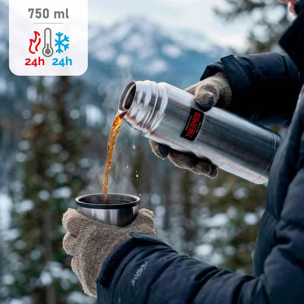 Купить Thermo 63237 термос Stainless Steel-750ml Silver 20x10x10 7ft.ru в интернет магазине Семь Футов