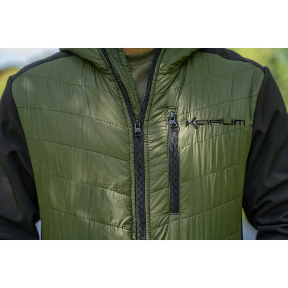 Купить Korum K0350128 Куртка Thermashell  Green / Black 2XL 7ft.ru в интернет магазине Семь Футов