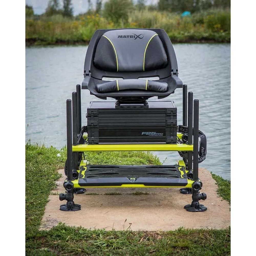 Купить Matrix fishing gmb201 рыболовный ящик с сиденьем F25 Pro Seat Lime 100x80x40 7ft.ru в интернет магазине Семь Футов