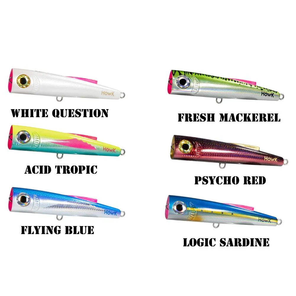 Купить Höwk HTFM155 Popper Triangle 55g 155 mm Серебристый  Fresh Mackerel 7ft.ru в интернет магазине Семь Футов