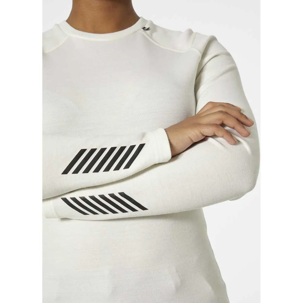 Купить Helly hansen 49378_014-l Базовый слой с длинным рукавом Lifa Merino Midweight Crew Offwhite 22x13x5 7ft.ru в интернет магазине Семь Футов