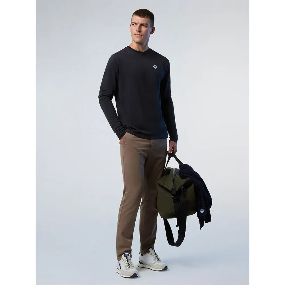 Купить North sails 692971-0999-XXL Футболка с длинным рукавом Basic Bollo Черный Black 2XL 7ft.ru в интернет магазине Семь Футов