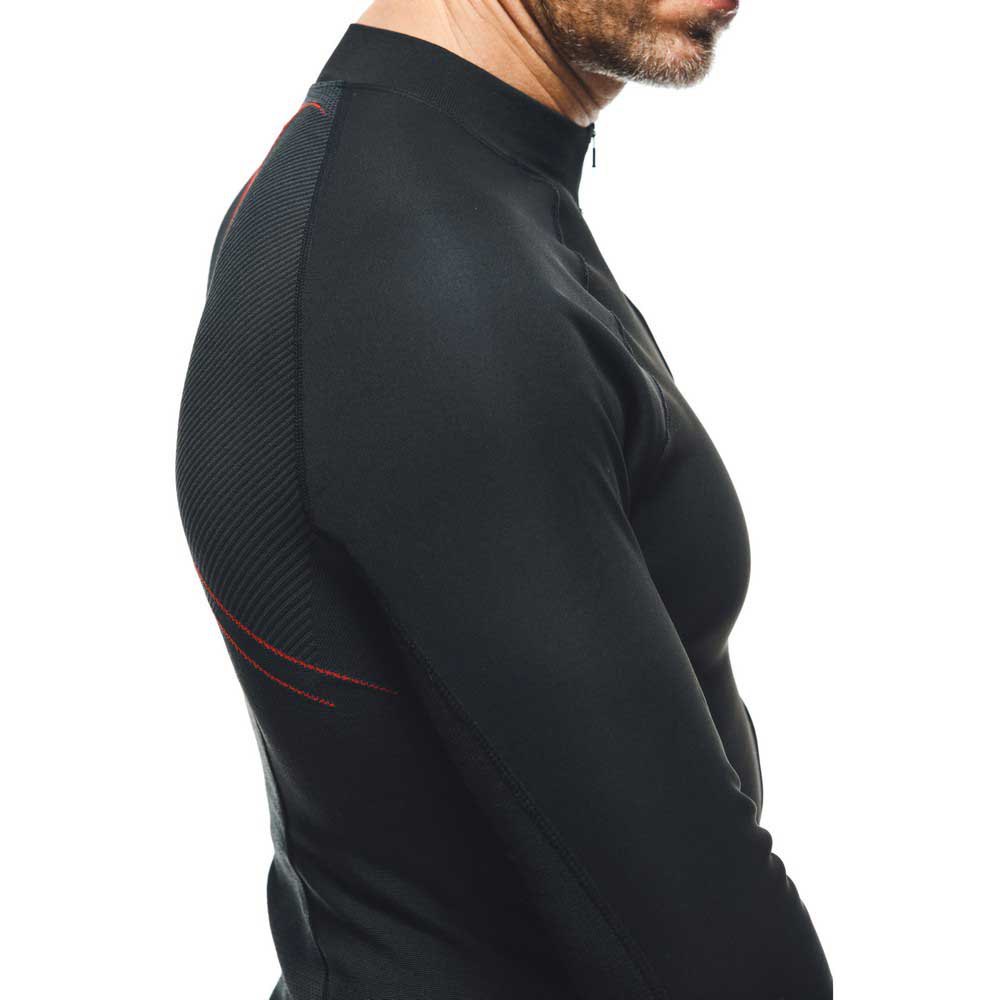 Купить Dainese 201916015-606-L Компрессионная футболка с длинным рукавом No Wind Thermo Черный Black / Red L 7ft.ru в интернет магазине Семь Футов