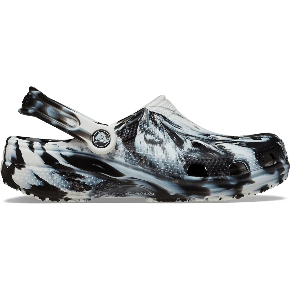 Купить Crocs 206867-103b-m7/w9 Деревянные башмаки Classic Marbled White / Black 35x25x15 EU 39 7ft.ru в интернет магазине Семь Футов