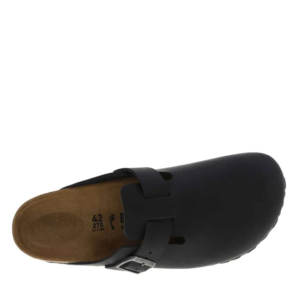 Купить Birkenstock 0059463-45 Деревянные башмаки Boston Black 35x25x15 EU 45 7ft.ru в интернет магазине Семь Футов