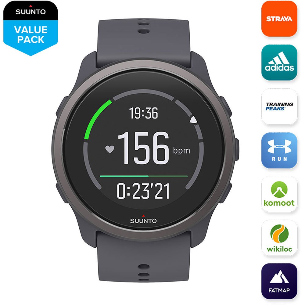 Купить Suunto SS050729000 5 Peak Фиолетовый  Dark Heather 7ft.ru в интернет магазине Семь Футов