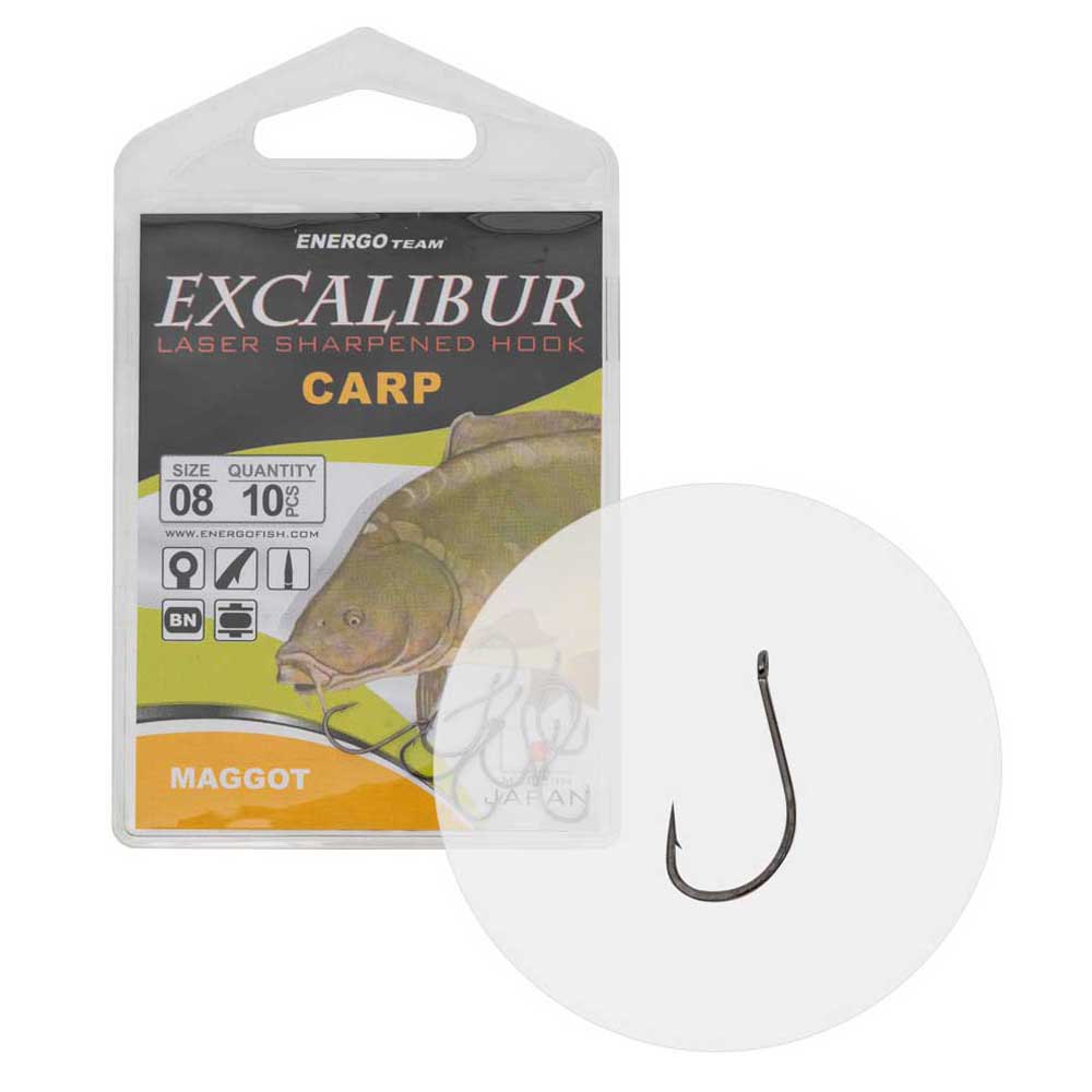 Купить Excalibur 47045014 Carp Maggot Крючки С Одним Глазком Серебристый Black Nickel 14 7ft.ru в интернет магазине Семь Футов