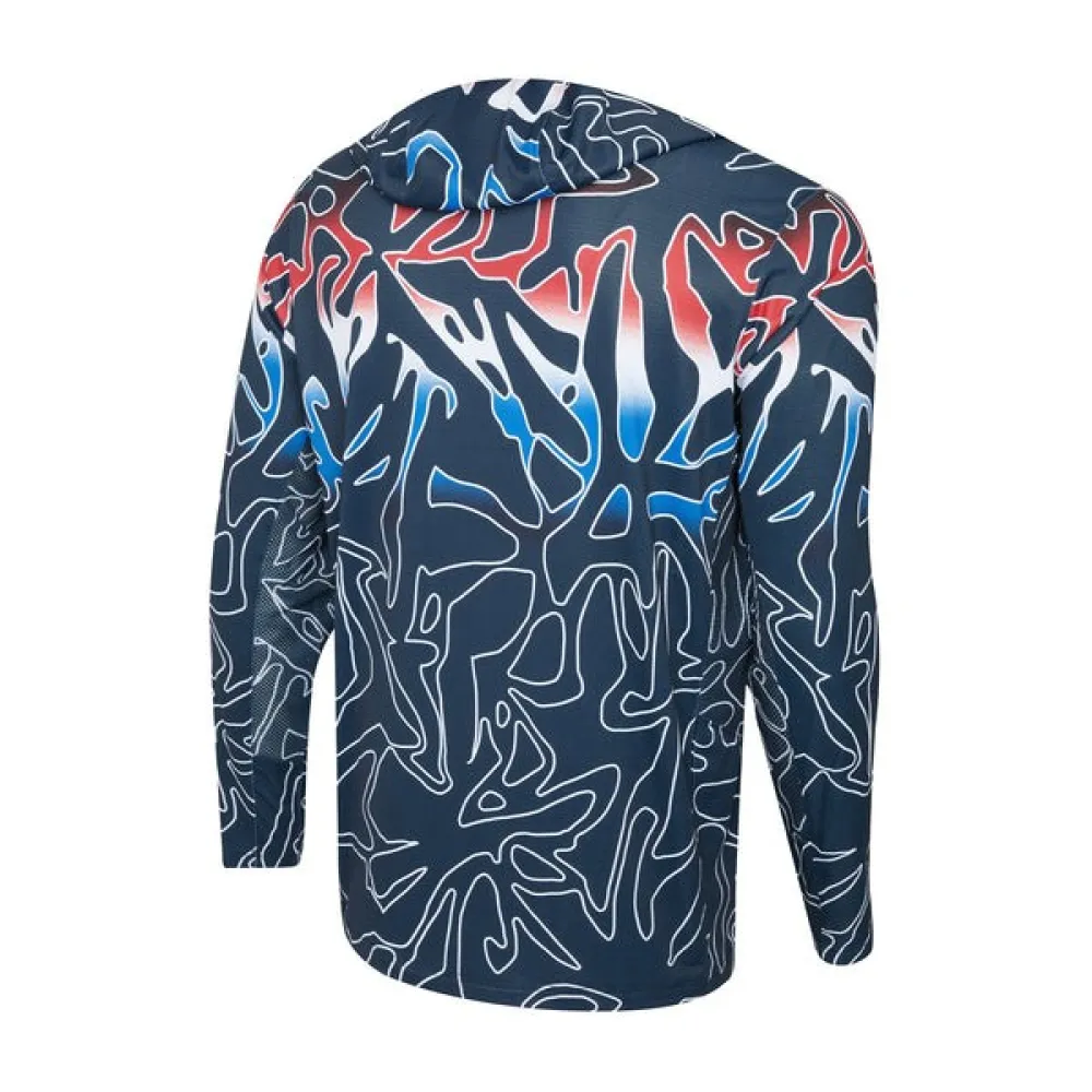 Купить Pelagic 1015262006-rwb-xxl Худи с УФ-защитой Exo Teck Lionfish Red / White / Blue 35x25x10 2XL 7ft.ru в интернет магазине Семь Футов