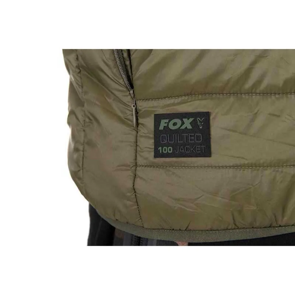 Купить Fox international CFX476 Куртка Quilted 100 Зеленый Olive L 7ft.ru в интернет магазине Семь Футов