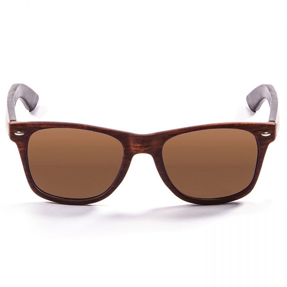 Купить Ocean sunglasses 50011.3 Деревянные поляризованные солнцезащитные очки Beach Brown / Brown / Blue 7ft.ru в интернет магазине Семь Футов