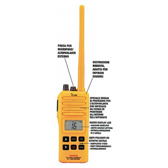 Купить Oem marine 5555600 IC-GM1600E УКВ рация  Yellow 7ft.ru в интернет магазине Семь Футов