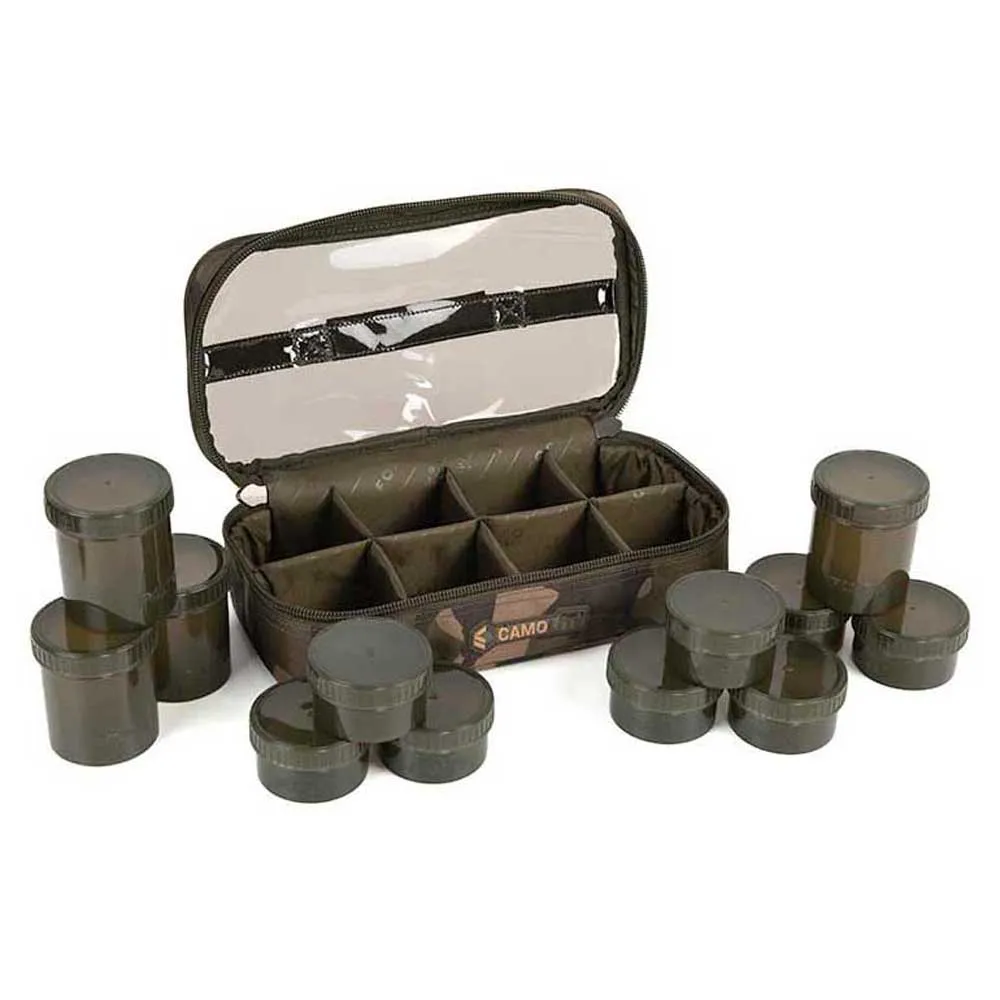 Купить Fox international CLU503 мешок для приманки Camolite™ 12 Pot Hookbait Camo 7ft.ru в интернет магазине Семь Футов