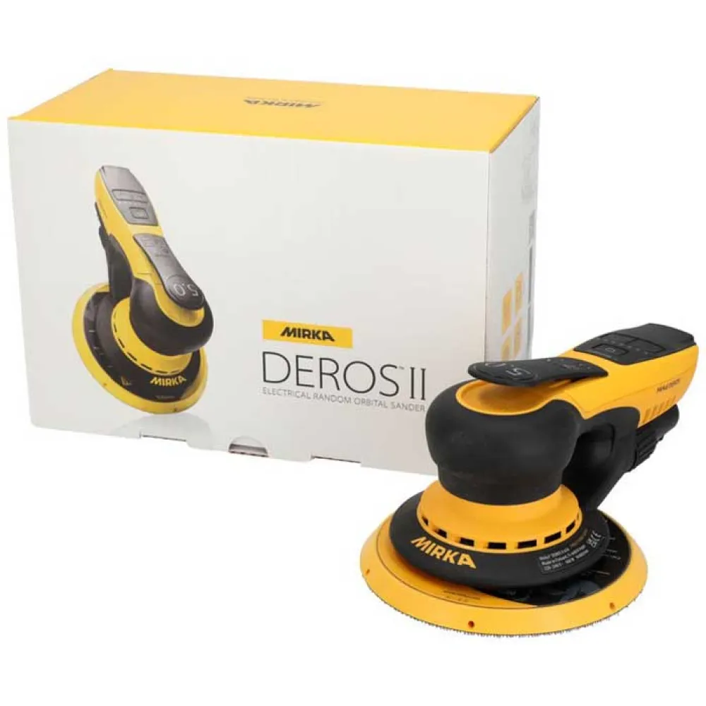 Купить Mirka 292005 Шлифовальная машина Deros II 150 mm Yellow / Black 28x20x14 7ft.ru в интернет магазине Семь Футов