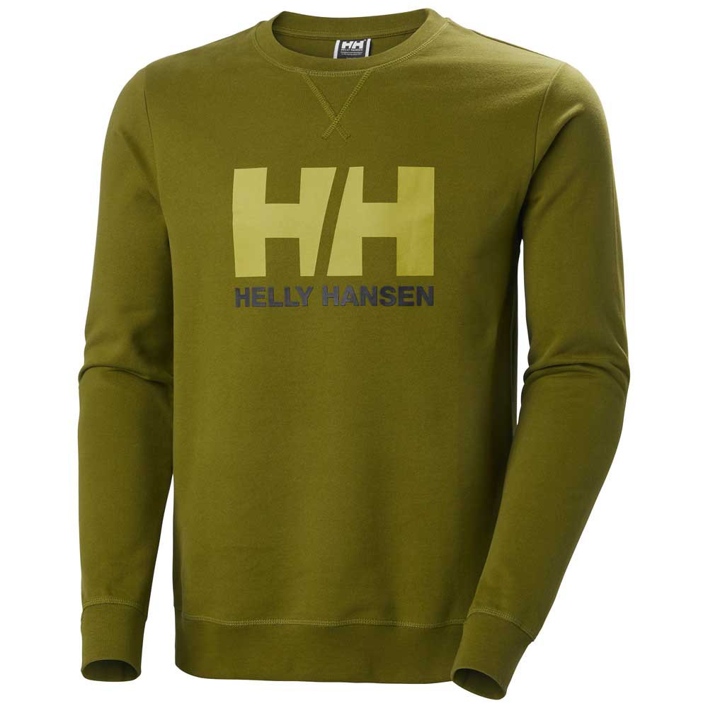 Купить Helly hansen 34000_461-M Толстовка Толстовка Logo Зеленый Olive Green M 7ft.ru в интернет магазине Семь Футов