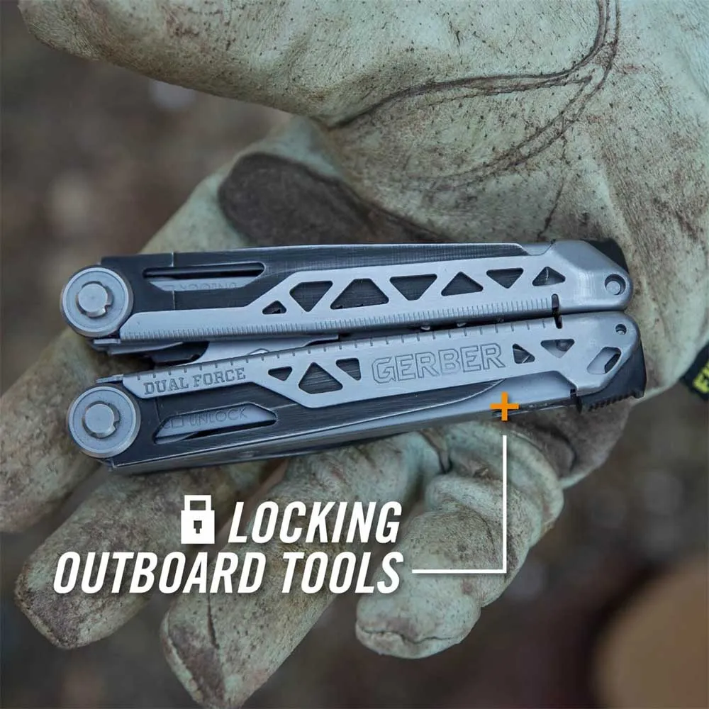 Купить Gerber 1064433 мультитул Dual Force Серебристый Metal 7ft.ru в интернет магазине Семь Футов
