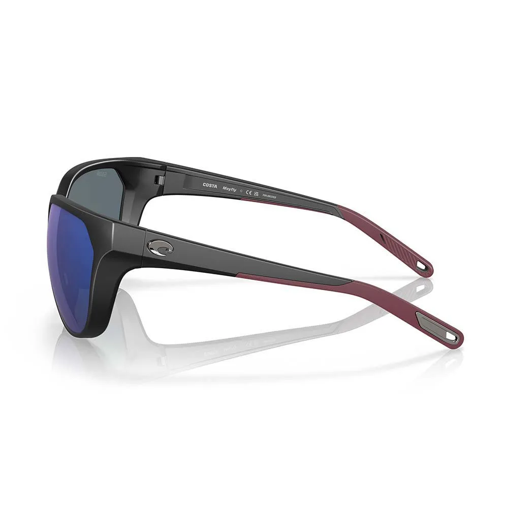 Купить Costa 06s9110-91100458 поляризованные солнцезащитные очки Mayfly Matte Black 25x12x10 Blue Mirror 580P/CAT3 7ft.ru в интернет магазине Семь Футов