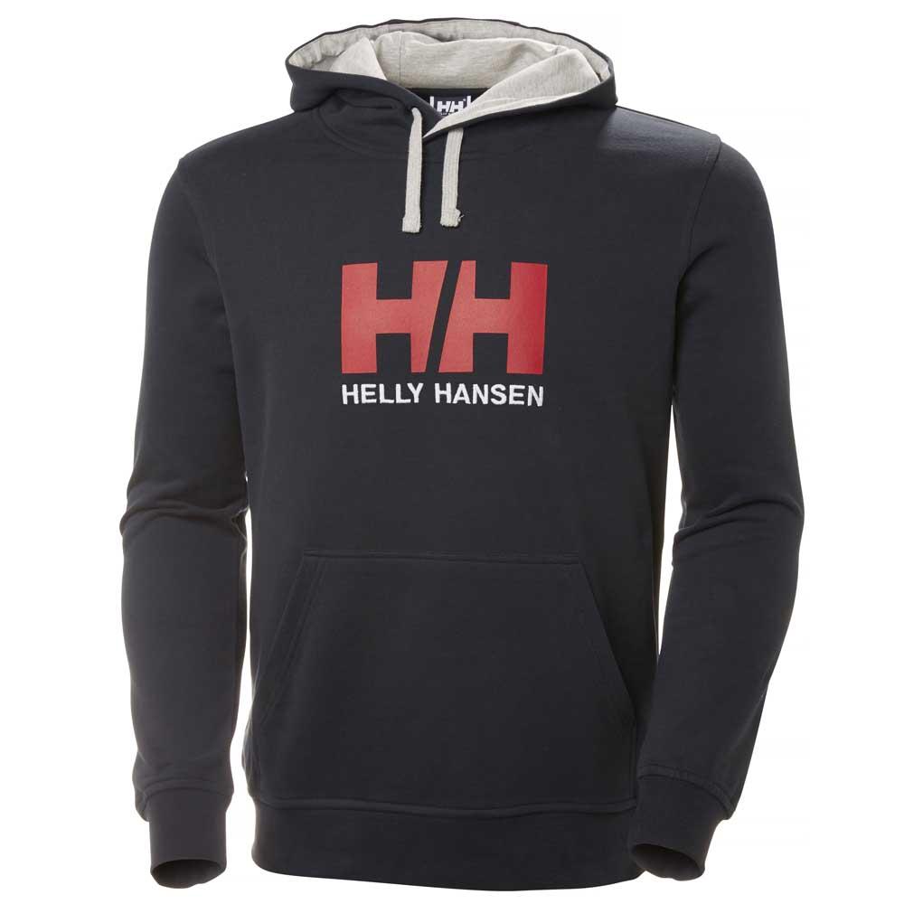 Купить Helly hansen 33977_597-S Толстовка Толстовка Logo Голубой Navy S 7ft.ru в интернет магазине Семь Футов