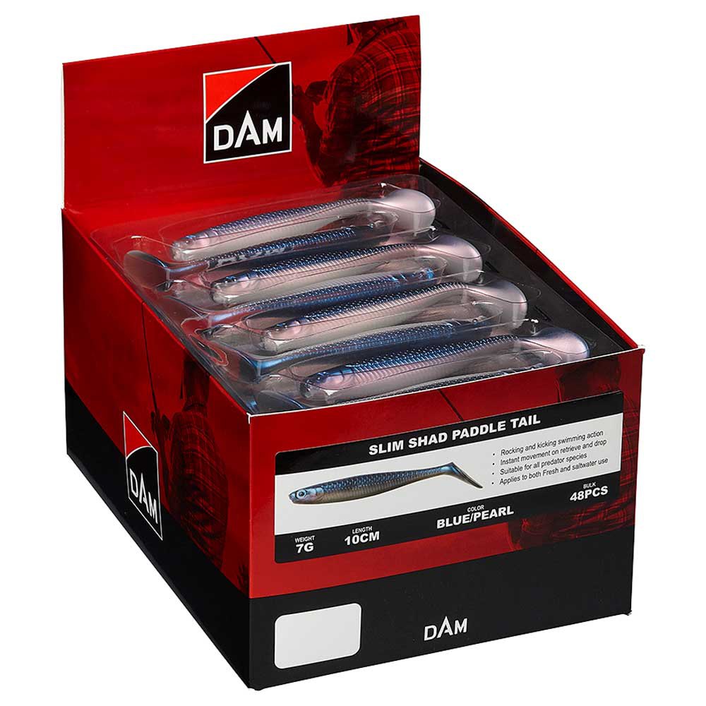 Купить DAM SVS65453 Slim Shad Paddletail Мягкая приманка 100 mm 48 единицы Uv Orange / Yellow 7ft.ru в интернет магазине Семь Футов