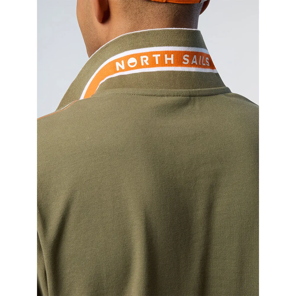 Купить North sails 692439-0421-XXL Поло с короткими рукавами Logo 692439 Коричневый Deep Green 2XL 7ft.ru в интернет магазине Семь Футов